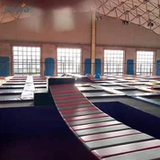 Large Trampoline Park and Children Playground
