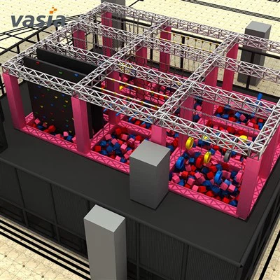 Competitive Hot Equipment Playground Ninja Course